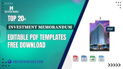 Top 20+ Investment Memorandum Editable PDF Templates Free Download