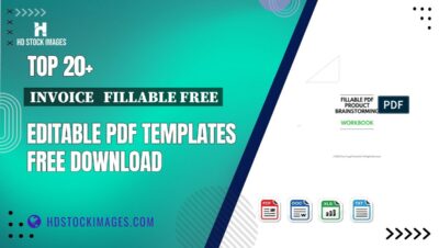 Top 20+ Invoice Fillable Free Editable PDF Templates Free Download