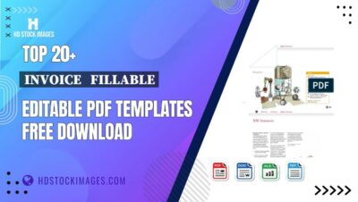 Top 20+ Invoice   Fillable Editable PDF Templates Free Download