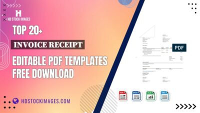 Top 20+ Invoice Receipt Editable PDF Templates Free Download