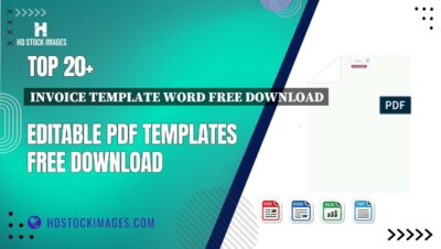 Top 20+ Invoice Template Word Free Download Editable PDF Templates Free Download