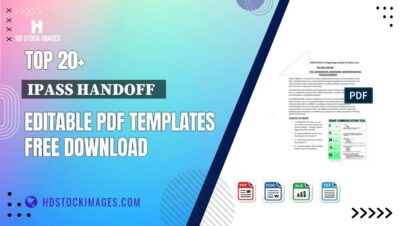 Top 20+ Ipass Handoff   Editable PDF Templates Free Download