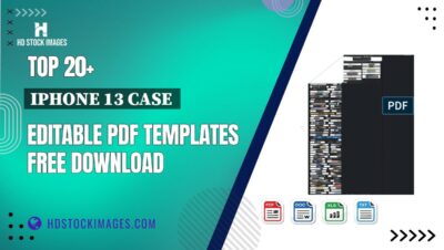 Top 20+ Iphone 13 Case  Editable PDF Templates Free Download