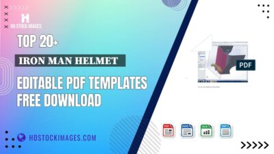 Top 20+ Iron Man Helmet Editable PDF Templates Free Download