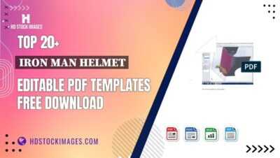 Top 20+ Iron Man Helmet Editable PDF Templates Free Download