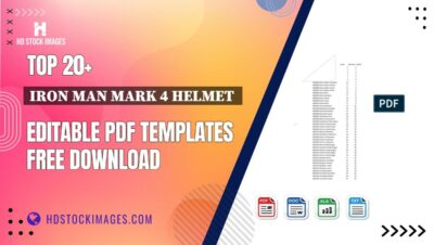 Top 20+ Iron Man Mark 4 Helmet  Editable PDF Templates Free Download