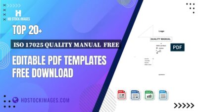 Top 20+ Iso 17025 Quality Manual  Free Editable PDF Templates Free Download