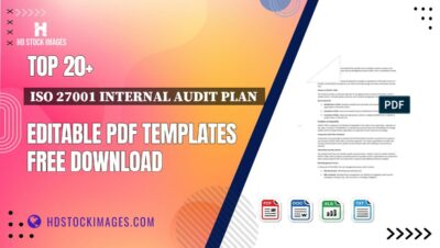 Top 20+ Iso 27001 Internal Audit Plan  Editable PDF Templates Free Download