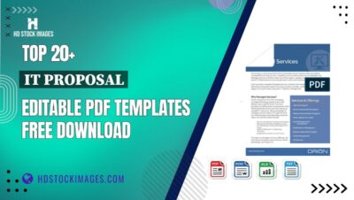 Top 20+ It Proposal Editable PDF Templates Free Download
