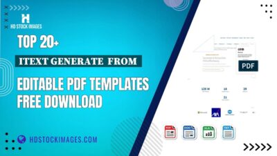 Top 20+ Itext Generate  From  Editable PDF Templates Free Download