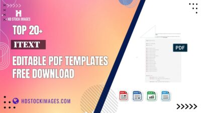 Top 20+ Itext Editable PDF Templates Free Download