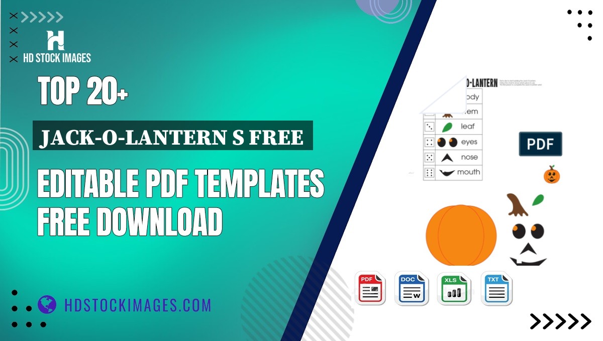 Top 20+ Jack-o-lantern S Free Editable PDF Templates Free Download