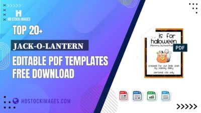 Top 20+ Jack-o-lantern  Editable PDF Templates Free Download