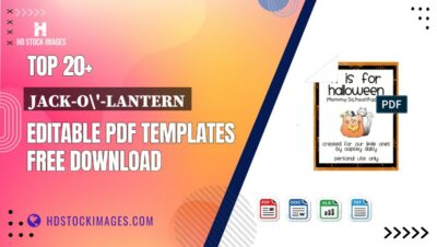 Top 20+ Jack-o'-lantern Editable PDF Templates Free Download