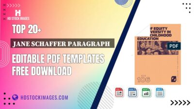 Top 20+ Jane Schaffer Paragraph  Editable PDF Templates Free Download