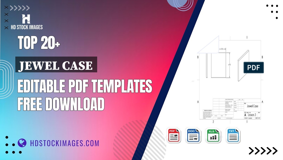 Top 20+ Jewel Case Editable PDF Templates Free Download