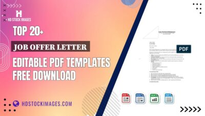 Top 20+ Job Offer Letter Editable PDF Templates Free Download