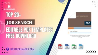 Top 20+ Job Search  Editable PDF Templates Free Download