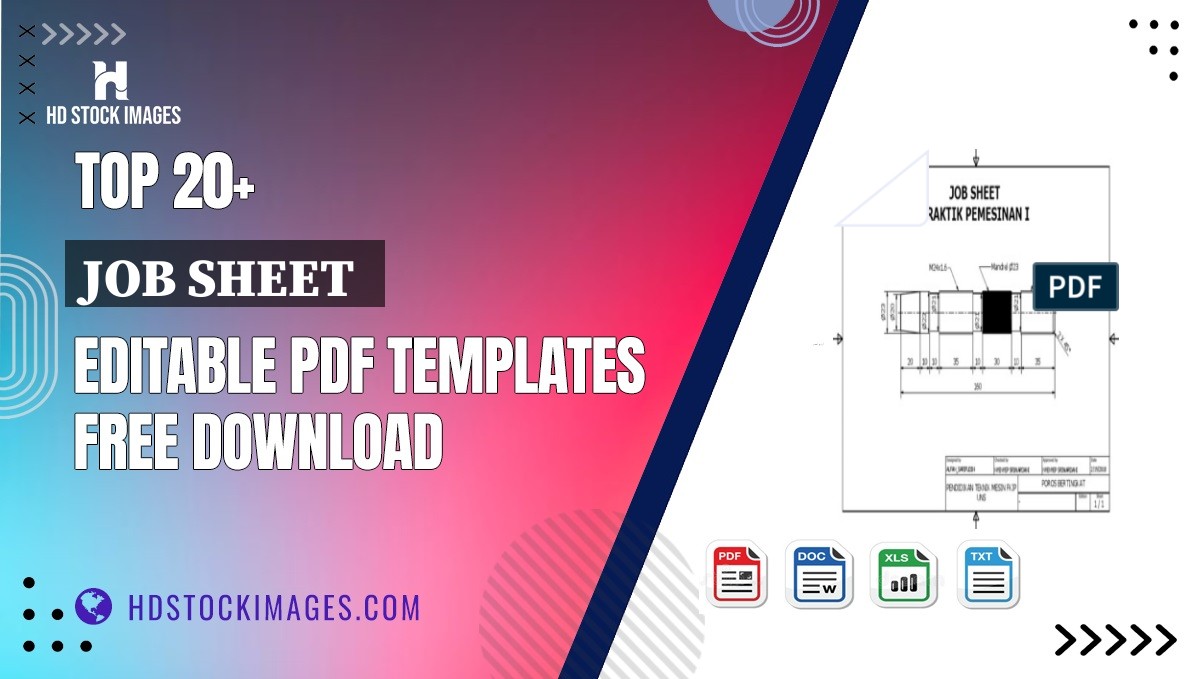 Top 20+ Job Sheet  Editable PDF Templates Free Download