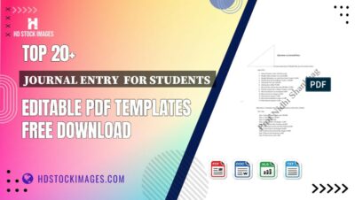 Top 20+ Journal Entry  For Students Editable PDF Templates Free Download