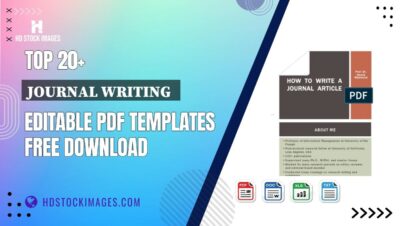 Top 20+ Journal Writing Editable PDF Templates Free Download