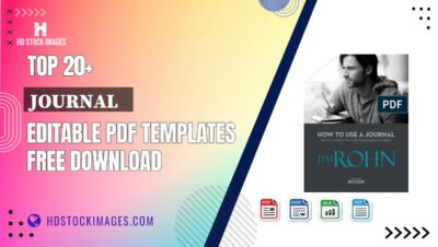 Top 20+ Journal   Editable PDF Templates Free Download