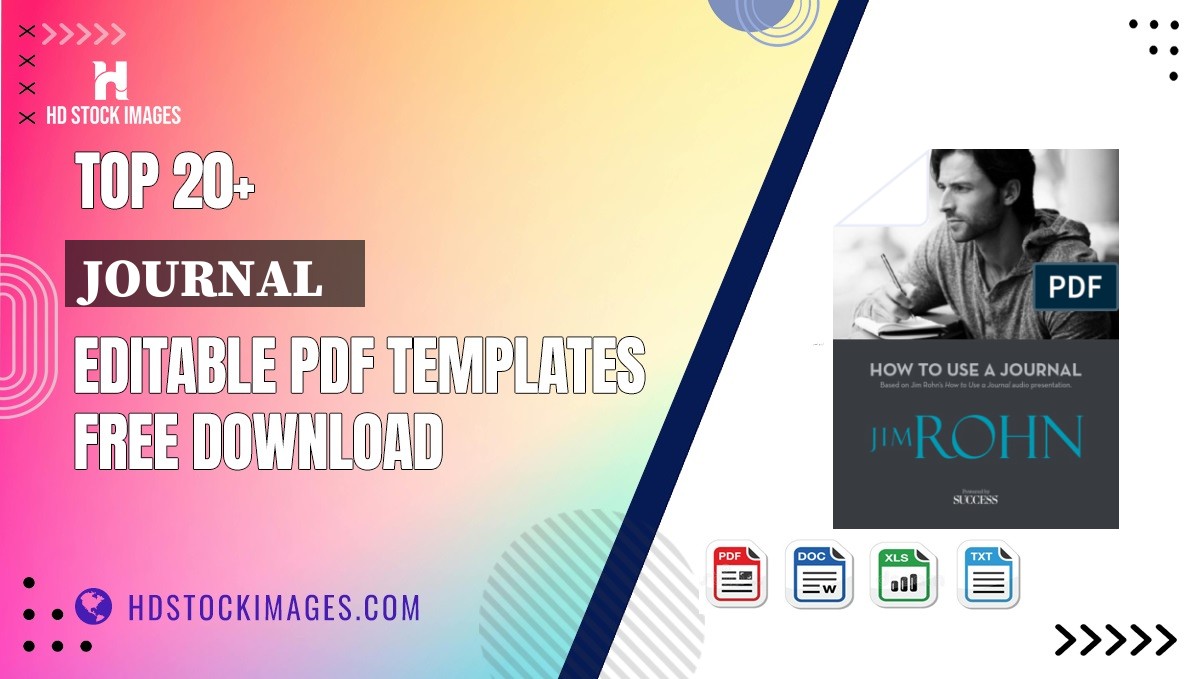 Top 20+ Journal   Editable PDF Templates Free Download