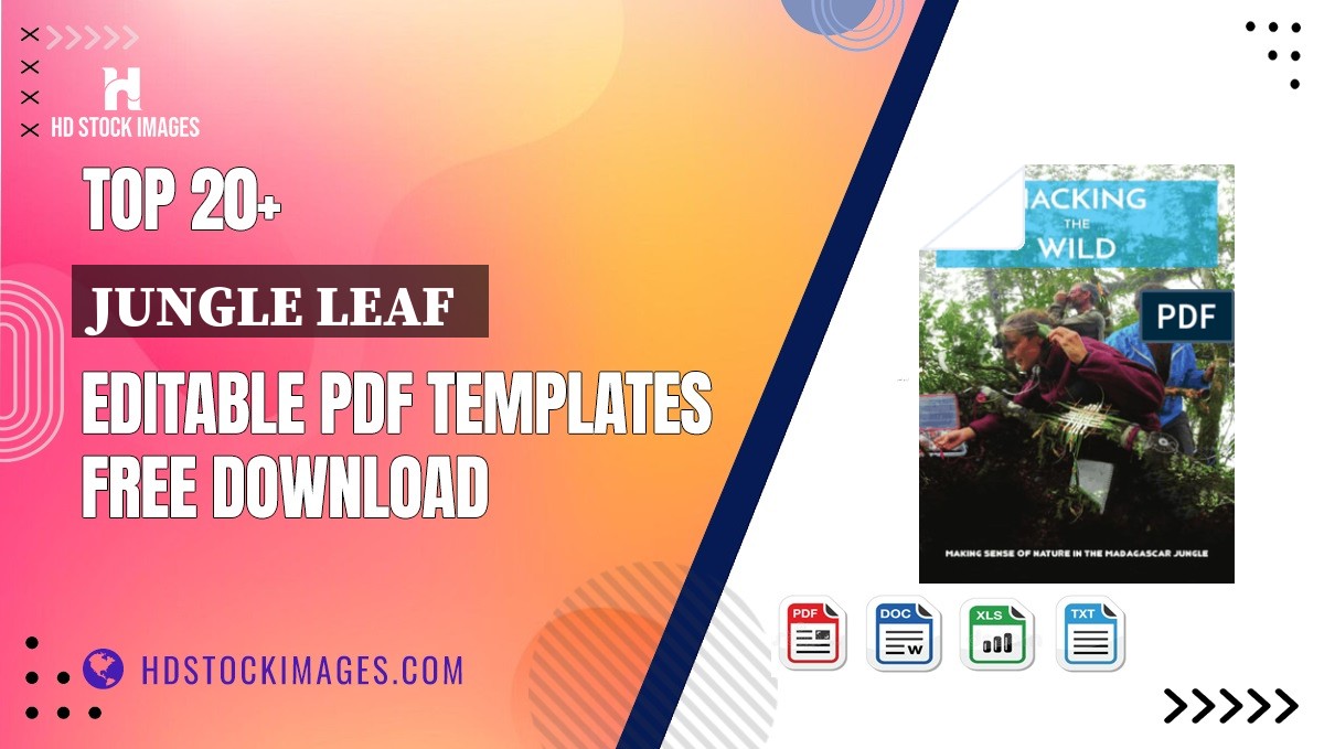 Top 20+ Jungle Leaf  Editable PDF Templates Free Download