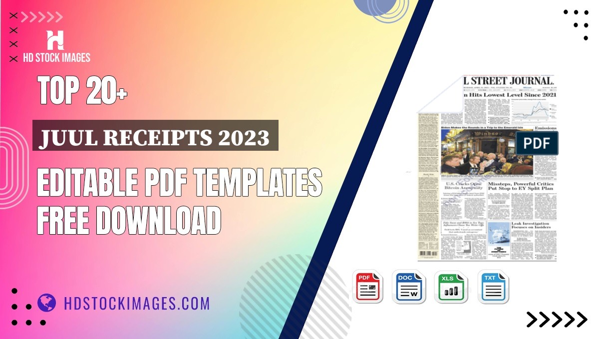 Top 20+ Juul Receipts 2023 Editable PDF Templates Free Download