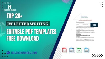 Top 20+ Jw Letter Writing Editable PDF Templates Free Download