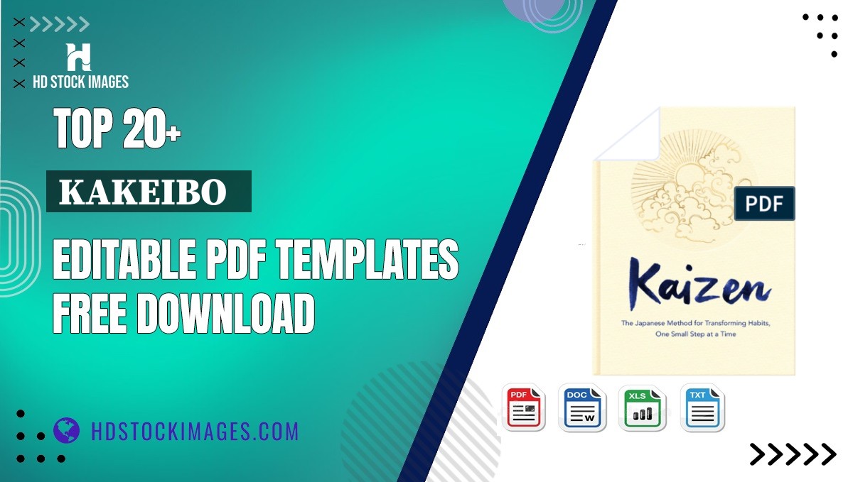 Top 20+ Kakeibo   Editable PDF Templates Free Download