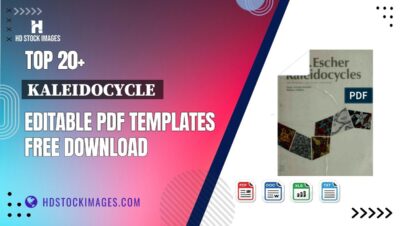 Top 20+ Kaleidocycle Editable PDF Templates Free Download
