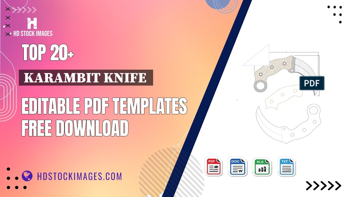 Top 20+ Karambit Knife  Editable PDF Templates Free Download