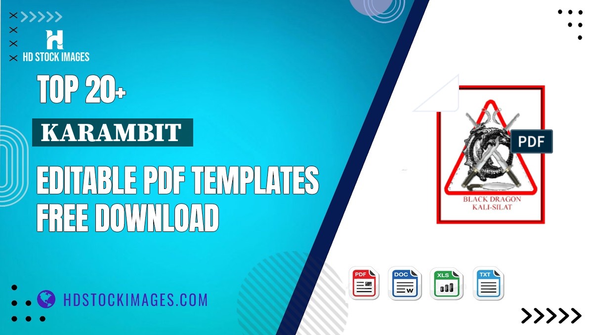 Top 20+ Karambit  Editable PDF Templates Free Download