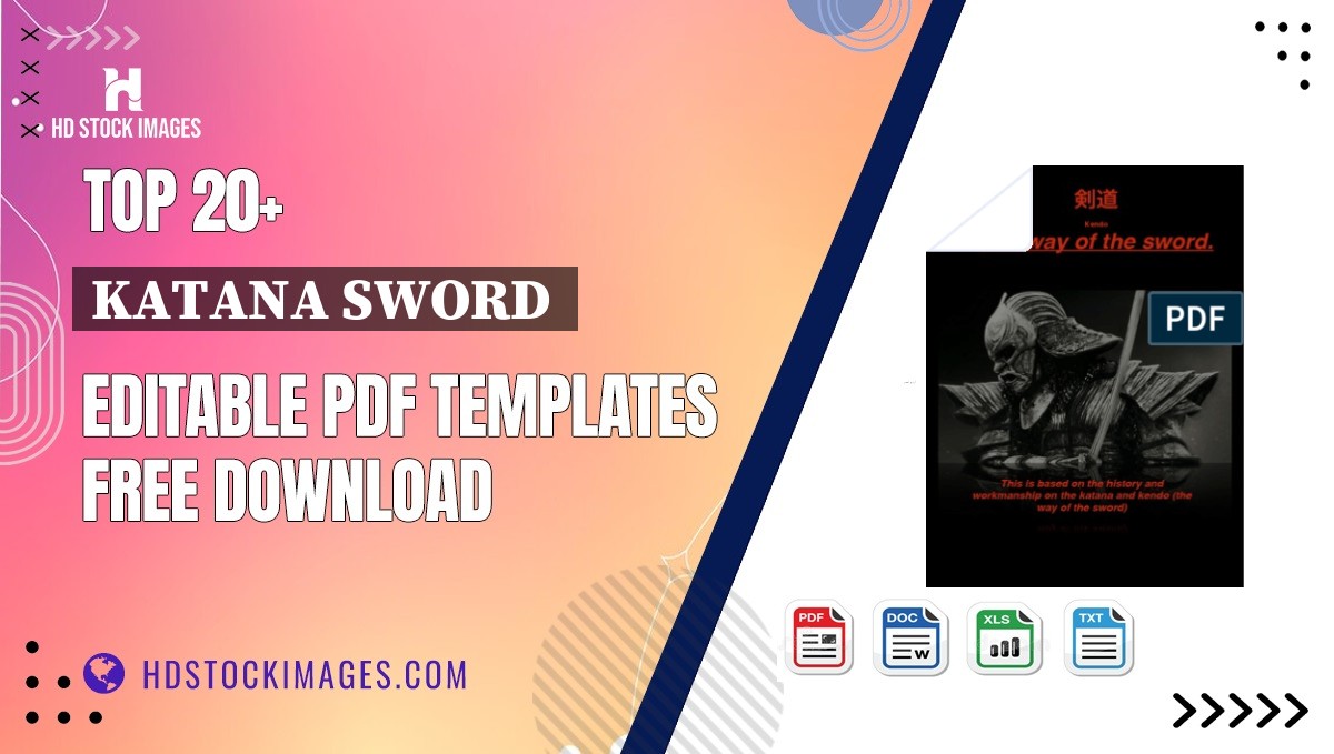 Top 20+ Katana Sword  Editable PDF Templates Free Download