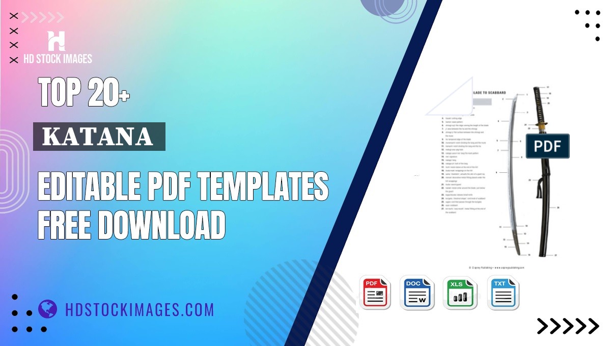 Top 20+ Katana  Editable PDF Templates Free Download