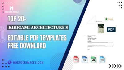 Top 20+ Kirigami Architecture S Editable PDF Templates Free Download