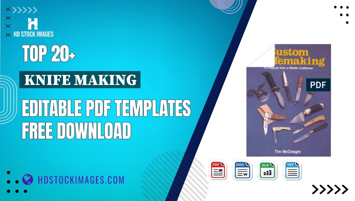 Top 20+ Knife Making Editable PDF Templates Free Download
