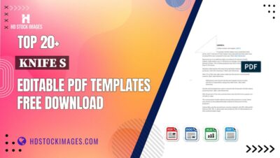 Top 20+ Knife S Editable PDF Templates Free Download