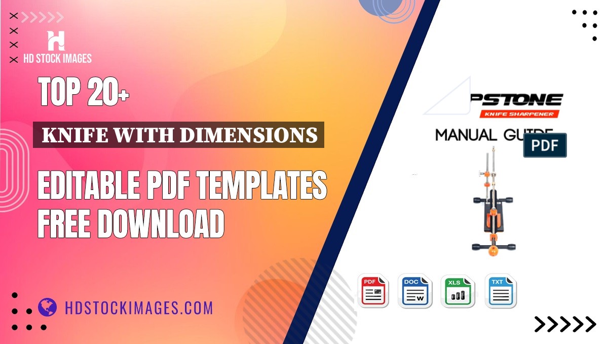 Top 20+ Knife With Dimensions Editable PDF Templates Free Download