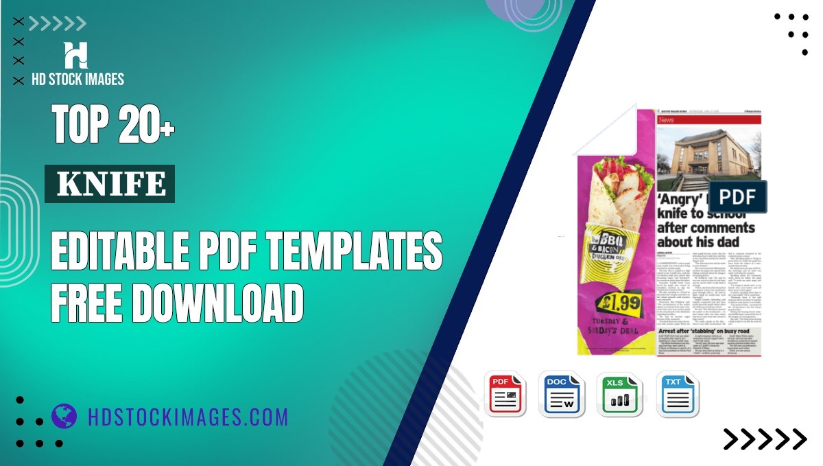 Top 20+ Knife Editable PDF Templates Free Download