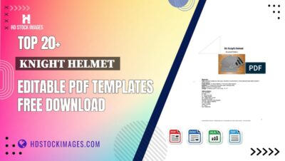 Top 20+ Knight Helmet  Editable PDF Templates Free Download