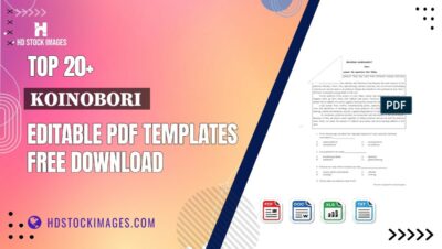 Top 20+ Koinobori Editable PDF Templates Free Download
