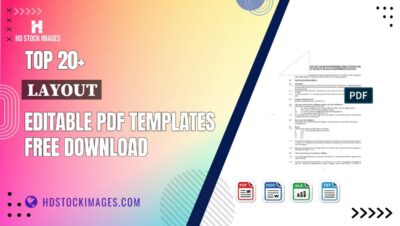 Top 20+ Layout Editable PDF Templates Free Download