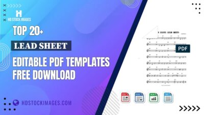 Top 20+ Lead Sheet  Editable PDF Templates Free Download