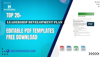 Top 20+ Leadership Development Plan  Editable PDF Templates Free Download