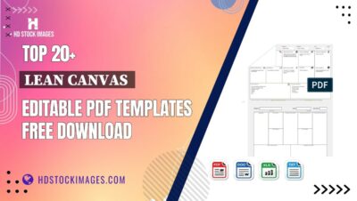 Top 20+ Lean Canvas  Editable PDF Templates Free Download