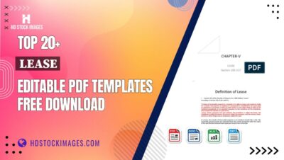 Top 20+ Lease Editable PDF Templates Free Download