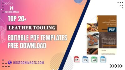 Top 20+ Leather Tooling Editable PDF Templates Free Download