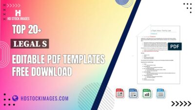 Top 20+ Legal S Editable PDF Templates Free Download